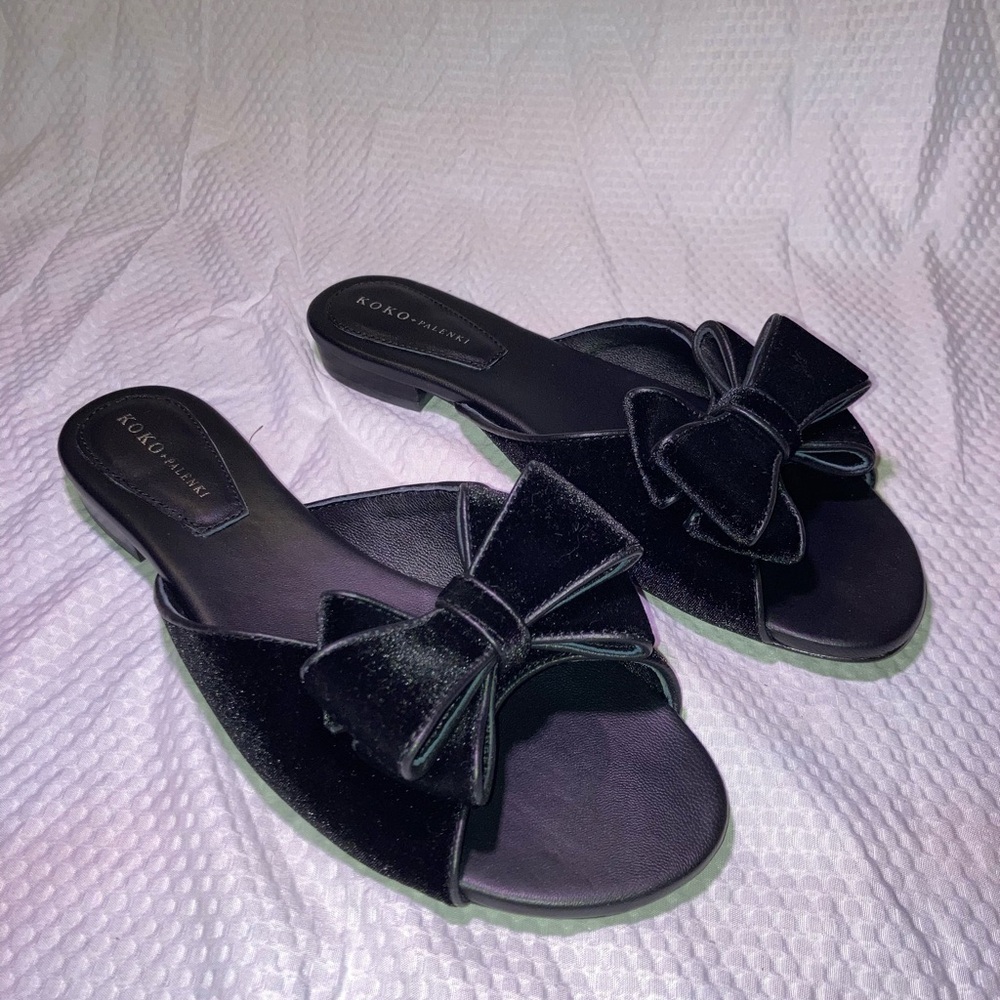 KOKO + PALENKI women's dara sandal in black